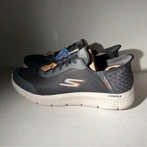 Skechers GOwalk Flex Hands Free Slip-Ins Gray Men’s Sneakers Size 15 US New